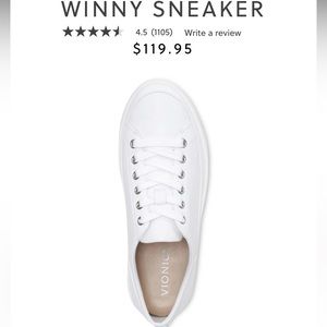 EUC Vionic Winny Leather Sneaker